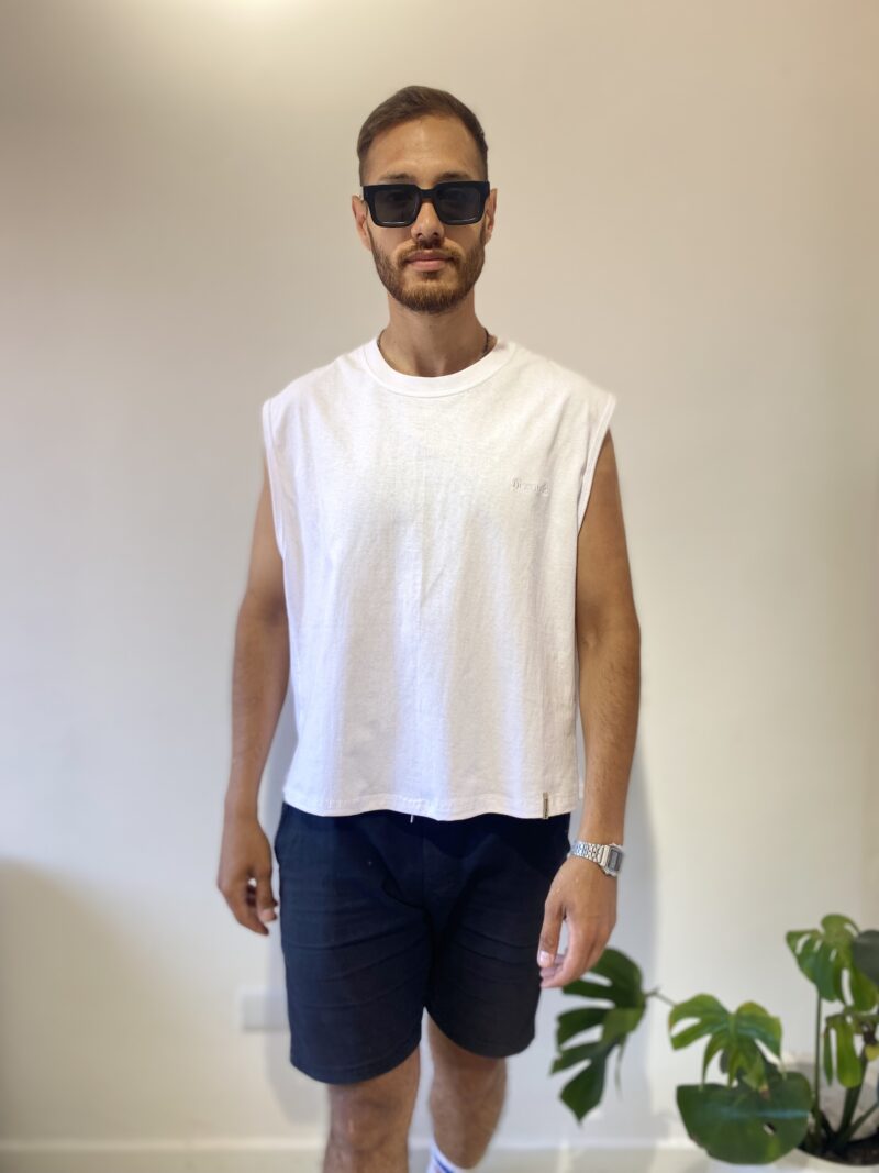 MUSCULOSA BOXYFIT BLANCA LISA