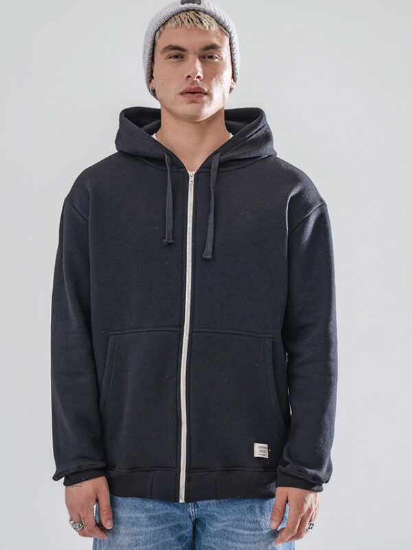 CAMPERA OVER BASICA NEGRO