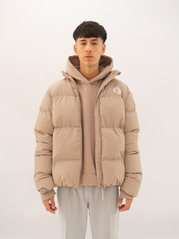 CAMPERA PUFFER TAUPE