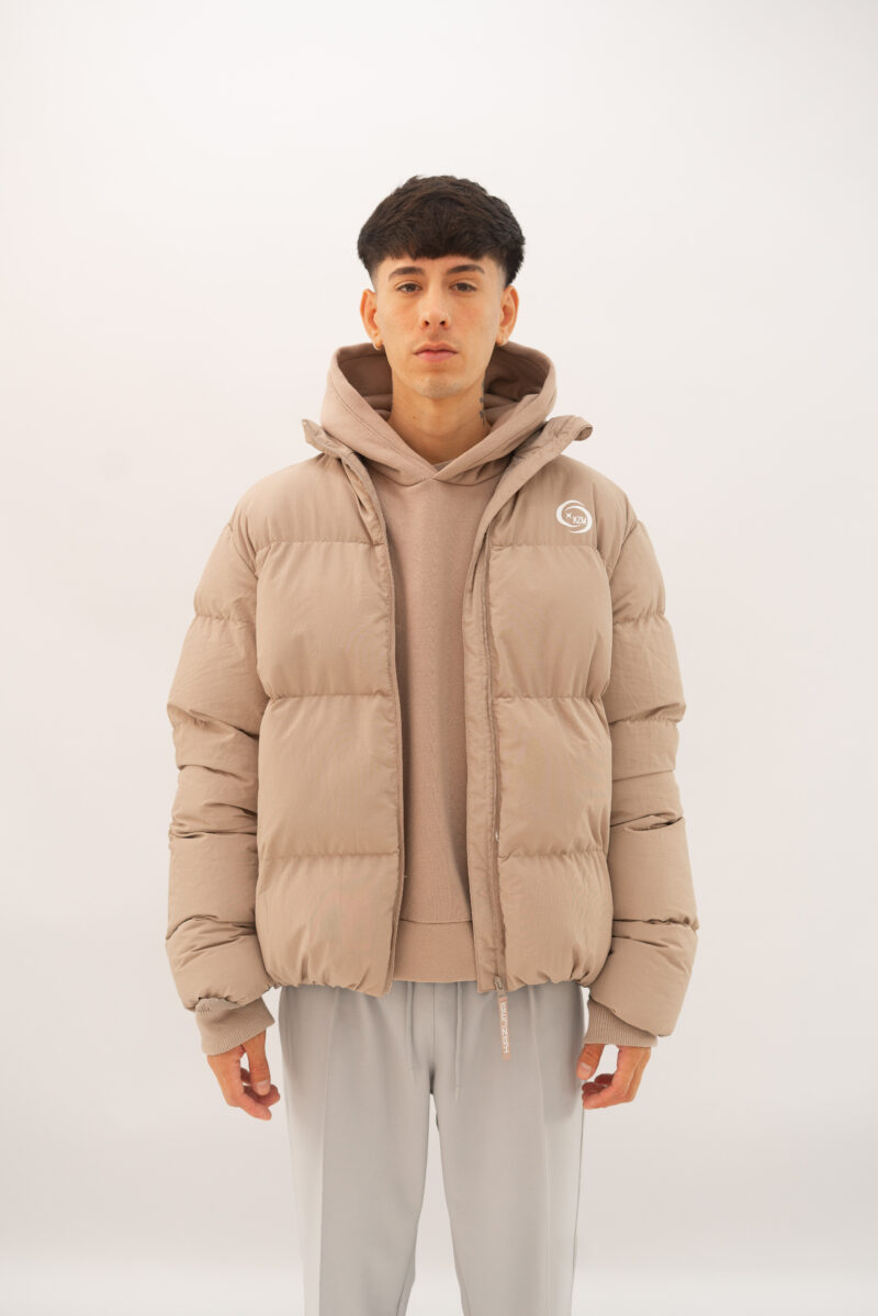 CAMPERA PUFFER TAUPE