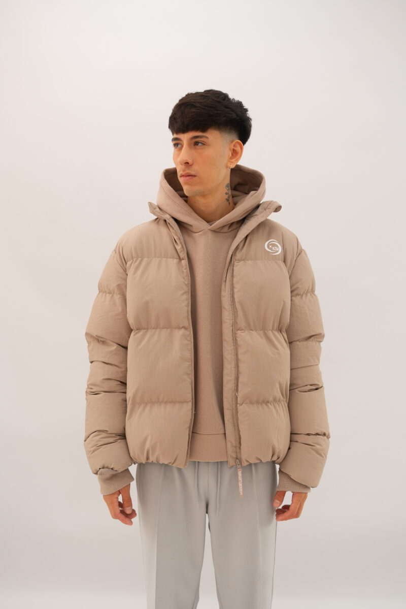 CAMPERA PUFFER TAUPE - Image 3