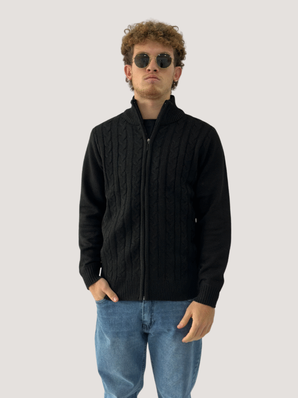 CAMPERA DE LANA TEJIDA