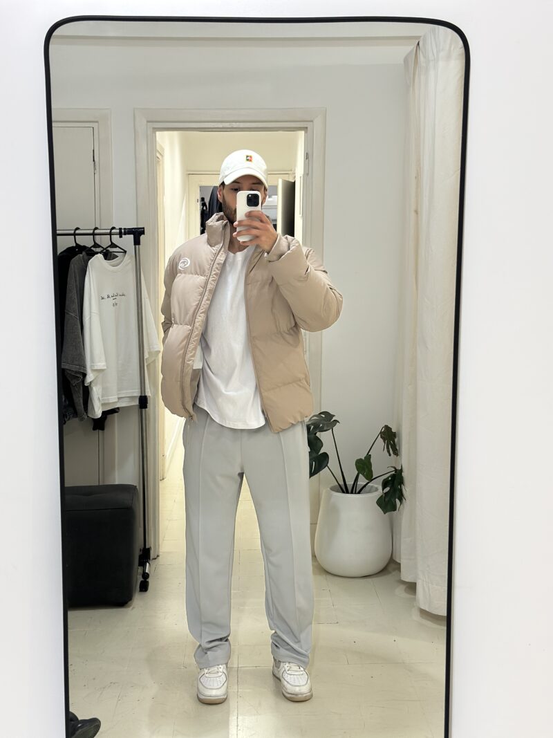 CAMPERA PUFFER TAUPE - Image 5