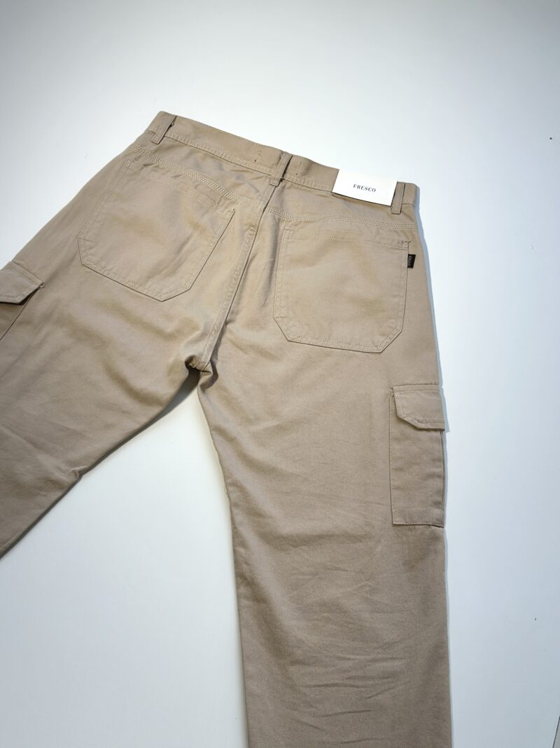 PANTALON CARGO BEIGE - Image 3