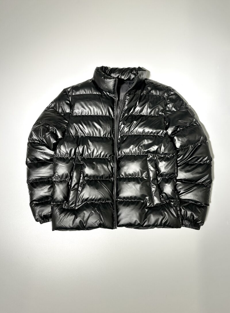 CAMPERA PUFFER BLACK GLOSS