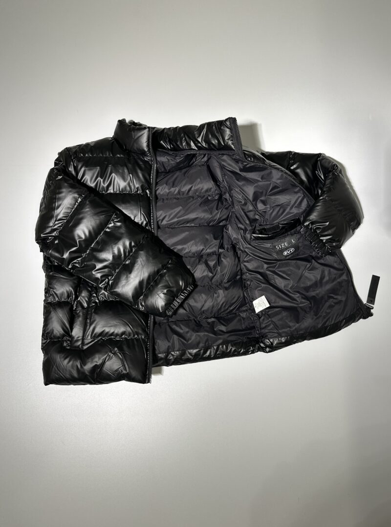 CAMPERA PUFFER BLACK GLOSS - Image 3