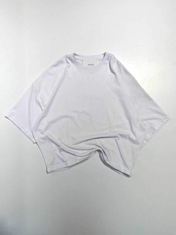 REMERA BOXY OVER BLANCA ALGODON 16.1