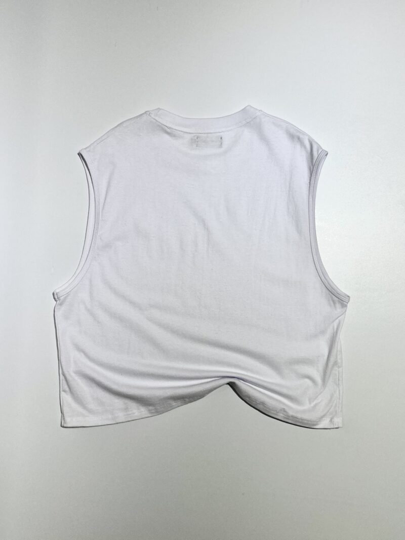 MUSCULOSA BOXYFIT BLANCA LISA - Image 3